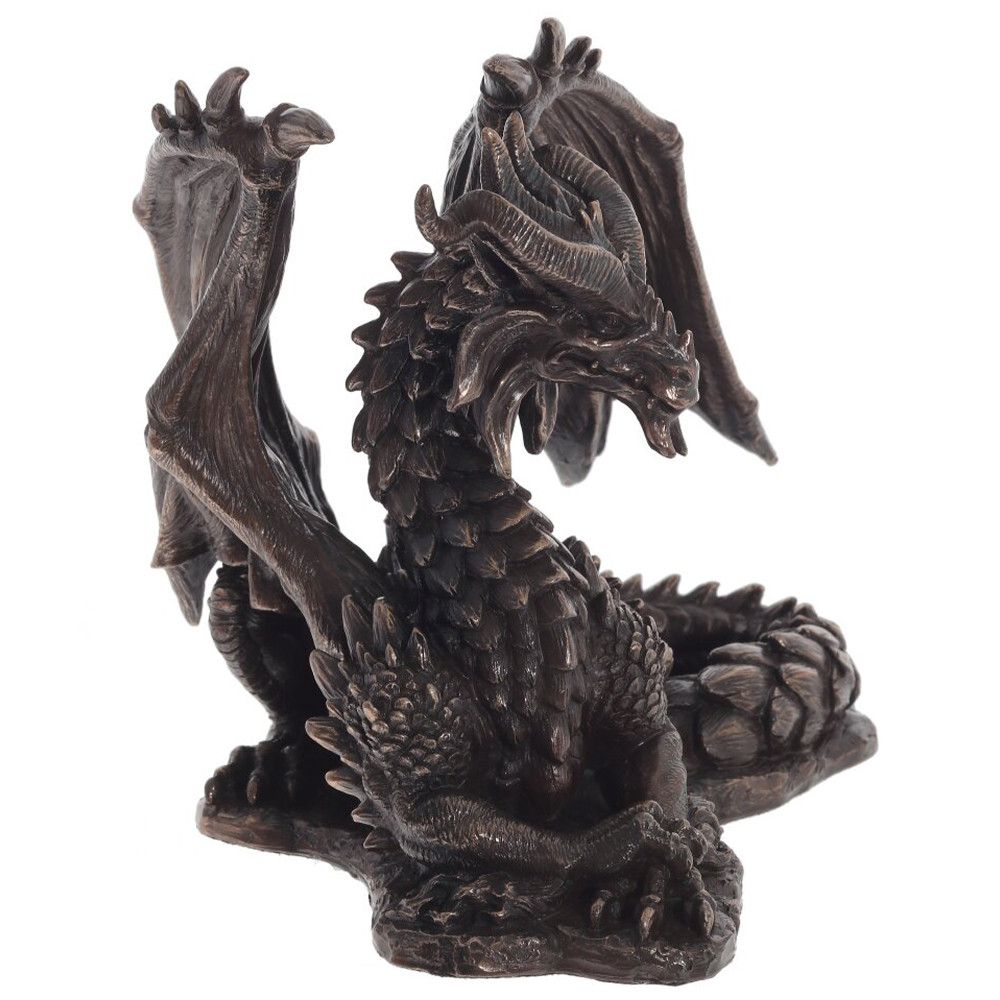 Декоративная статуэтка Дракон Dragon Dark Bronze Statuette