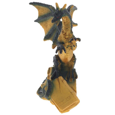 Декоративная статуэтка Дракон Green Gold Dragon Treasure Keeper Statuette