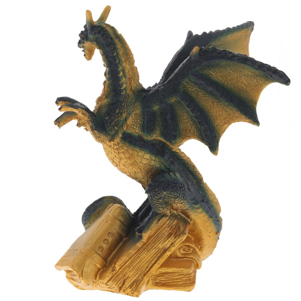 Декоративная статуэтка Дракон Green Gold Dragon Treasure Keeper Statuette
