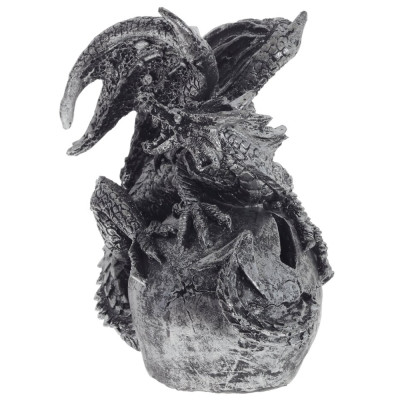 Декоративная статуэтка Дракон Silver Dragon Statuette