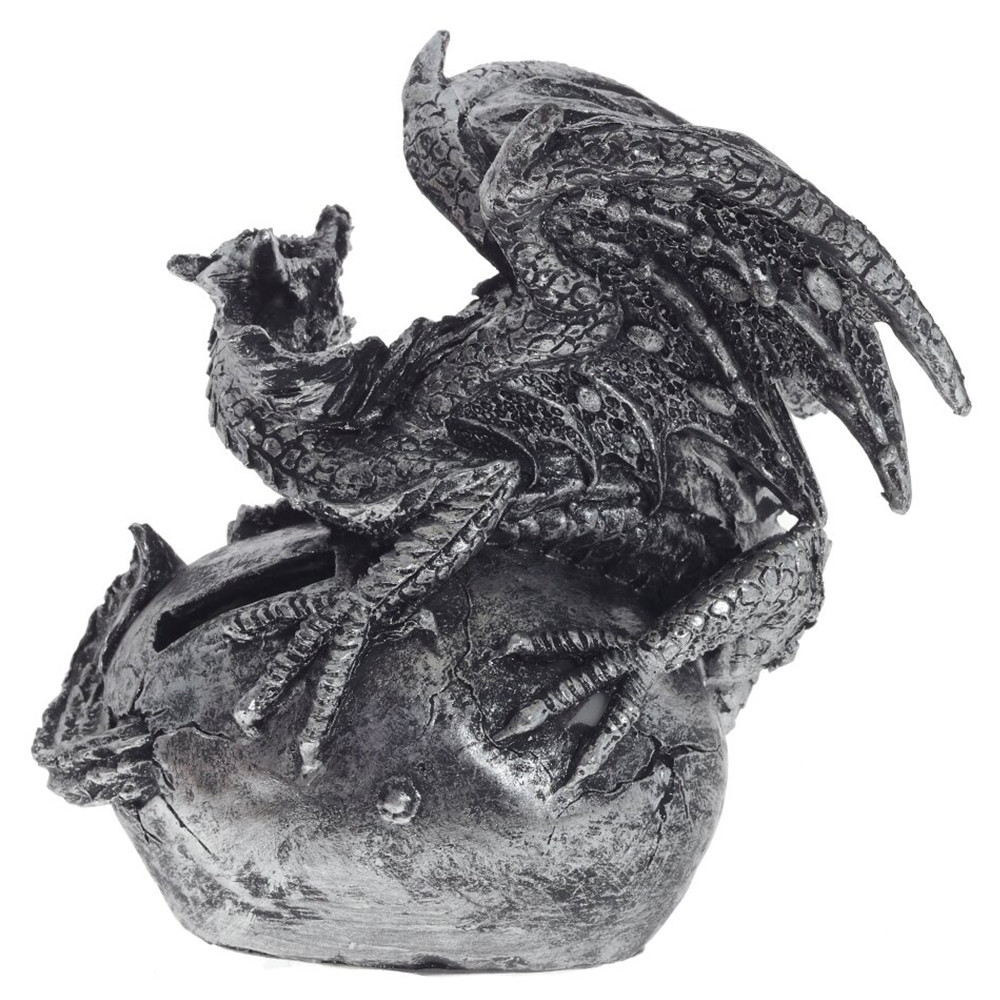Декоративная статуэтка Дракон Silver Dragon Statuette