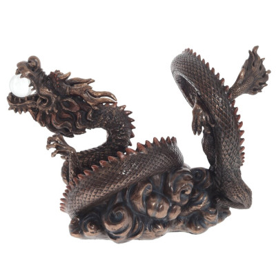 Декоративная статуэтка Дракон Фуцанлун Fuzanglong Dragon Brown Statuette