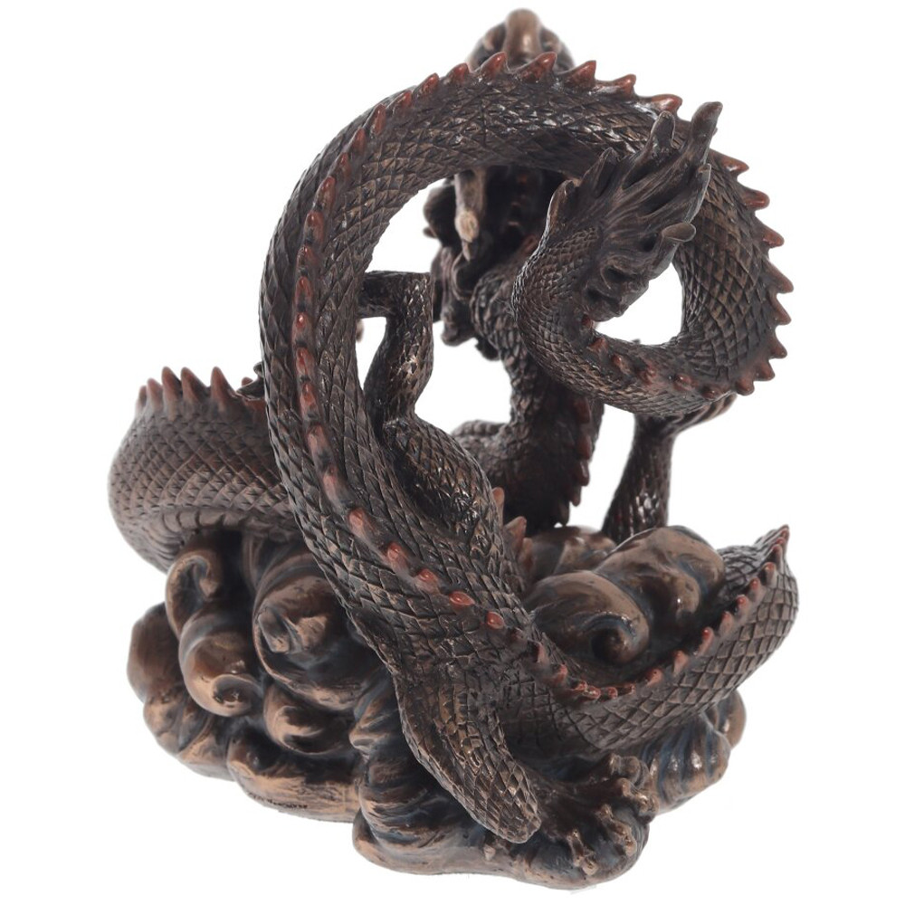 Декоративная статуэтка Дракон Фуцанлун Fuzanglong Dragon Brown Statuette