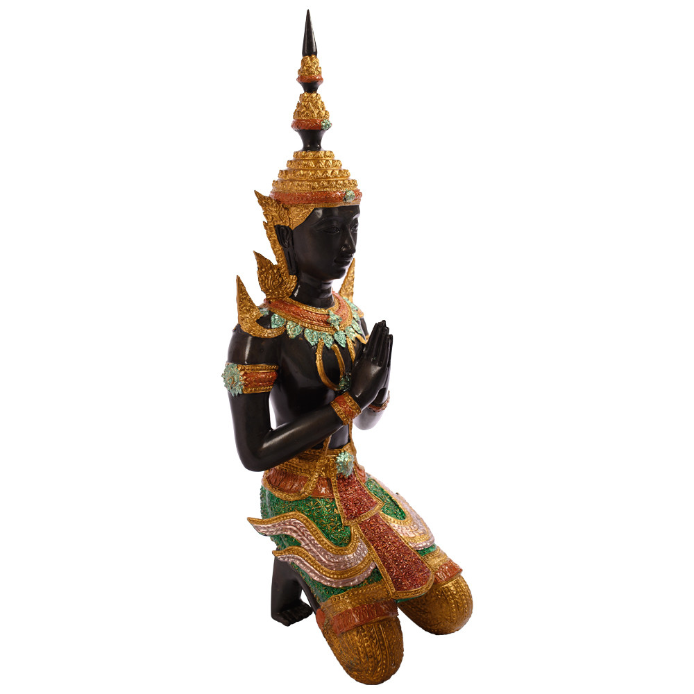 Декоративная статуэтка из бронзы Будда Bronze Kneeling Buddha