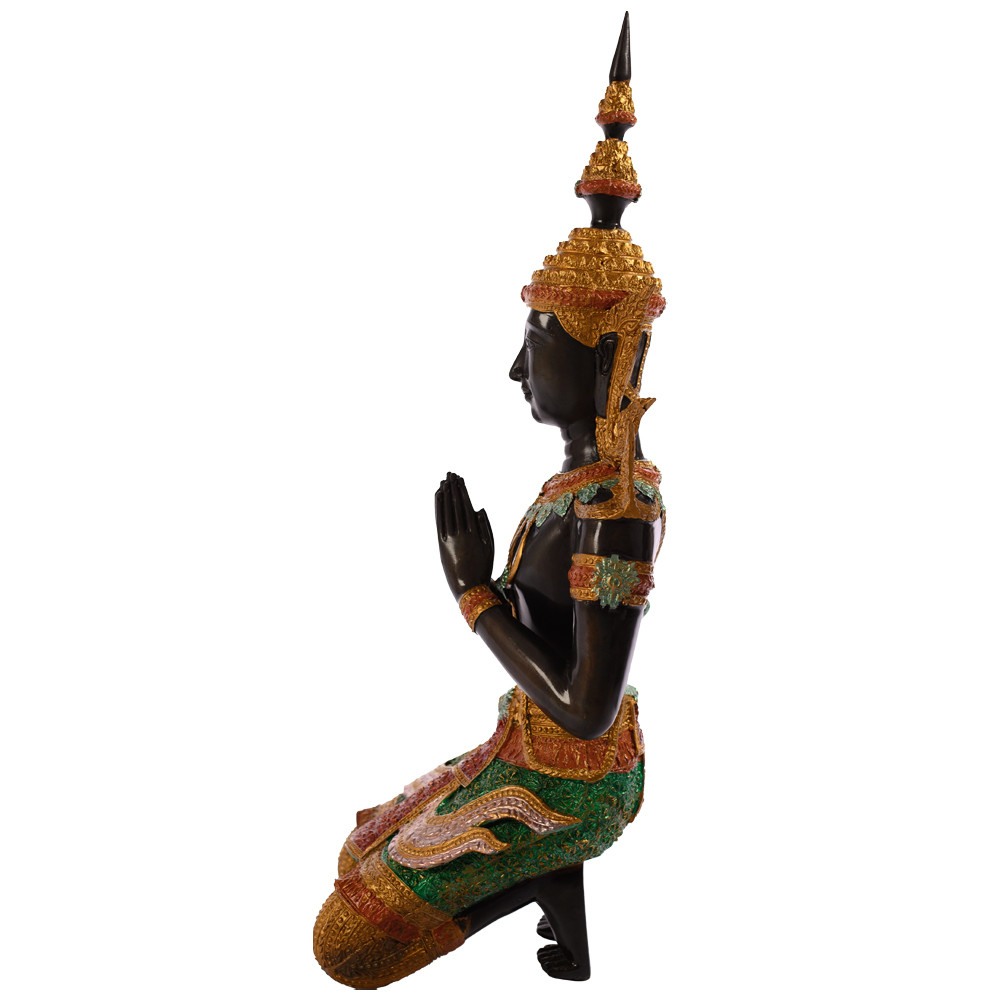 Декоративная статуэтка из бронзы Будда Bronze Kneeling Buddha