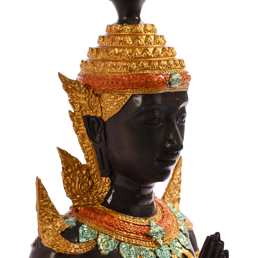 Декоративная статуэтка из бронзы Будда Bronze Kneeling Buddha