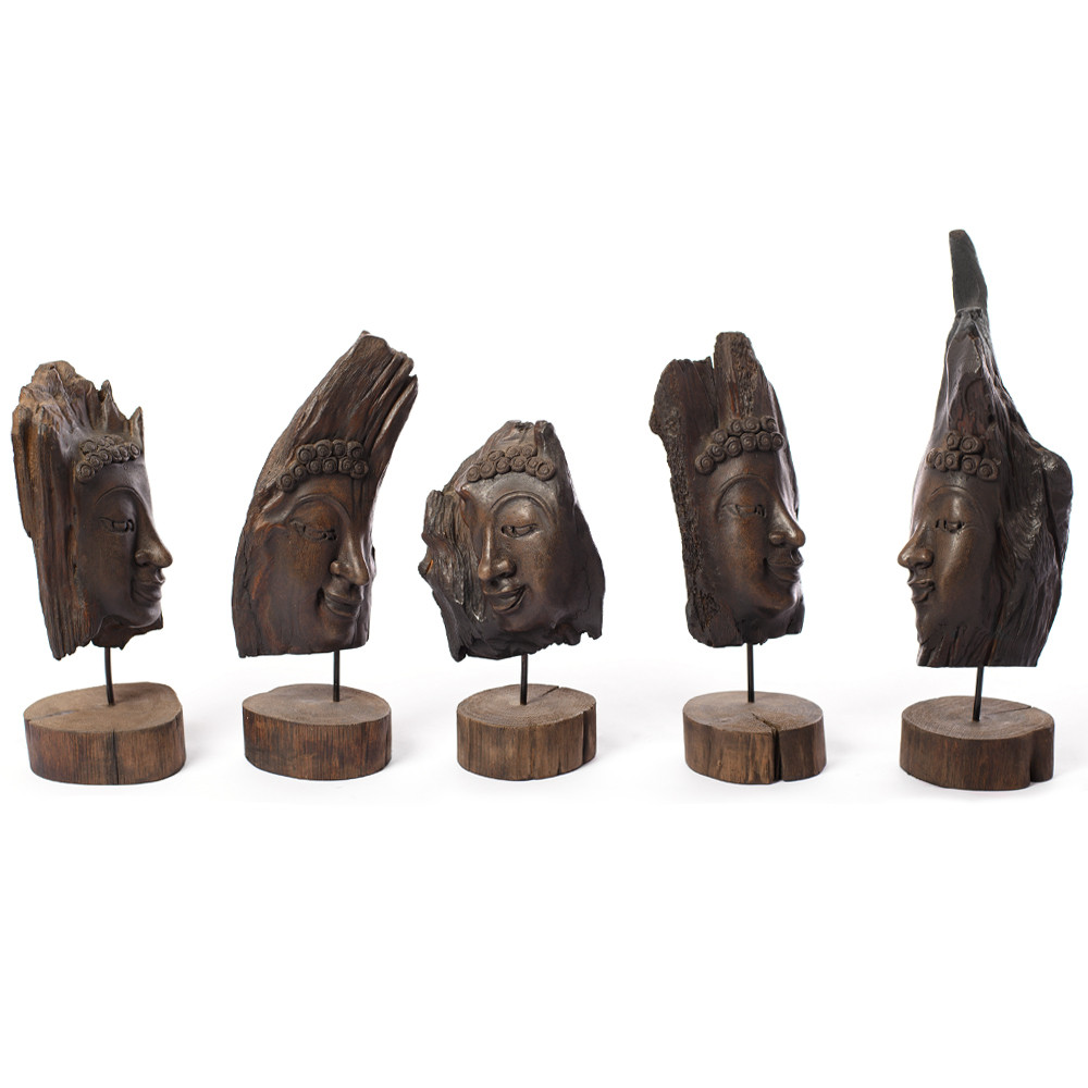 Декоративная статуэтка из дерева Будда Buddha Wooden Statuette