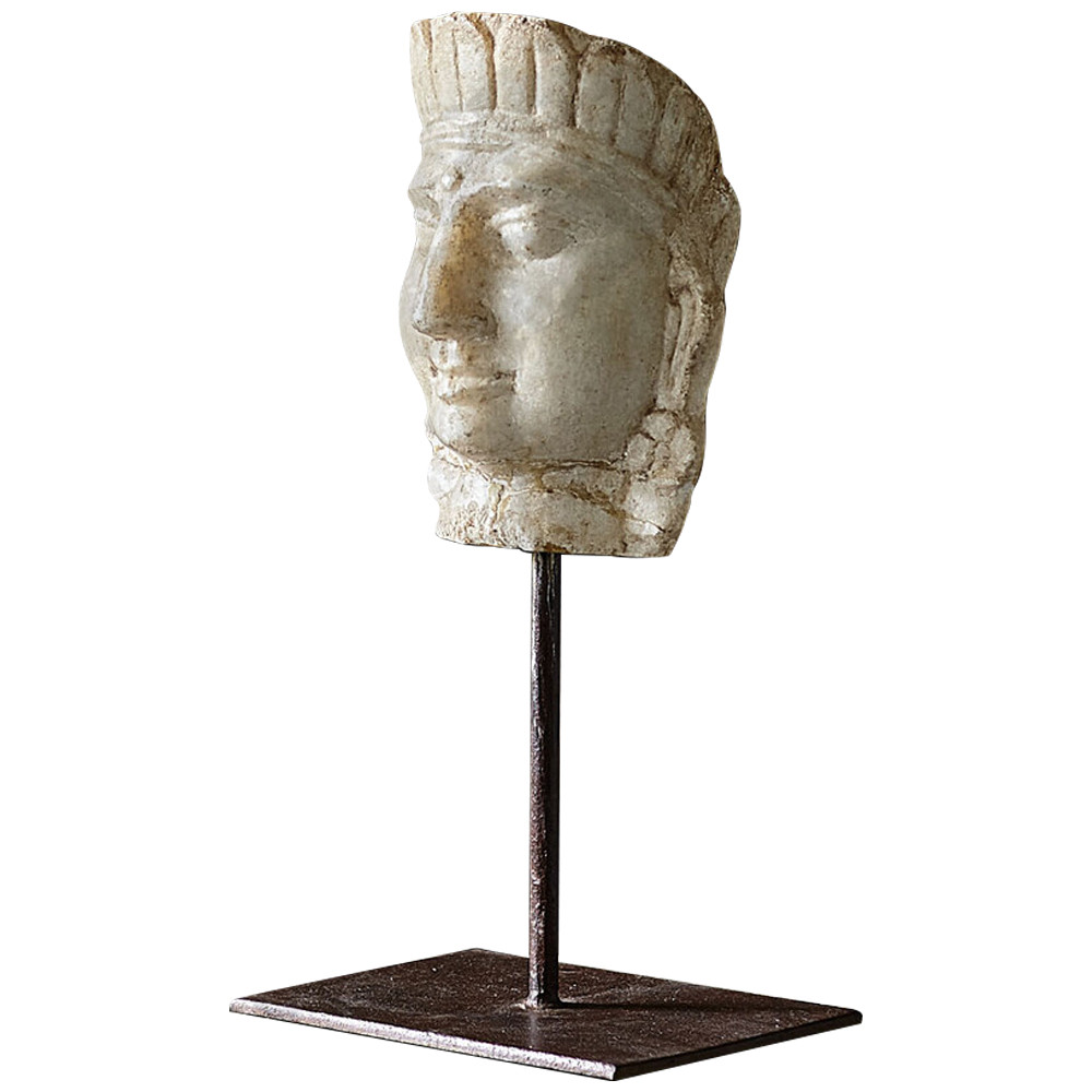 Декоративная статуэтка из мрамора Indian Tribal Chief Statuette