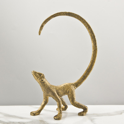 Декоративная статуэтка ящерица Golden Lizard Statuette