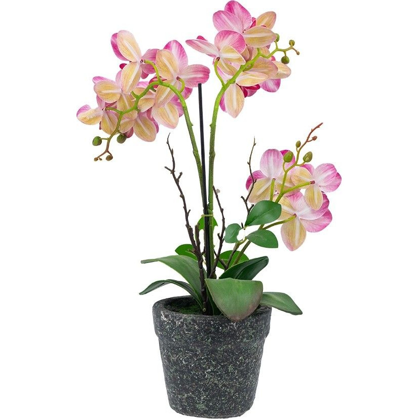 Декоративный искусственное растение Pink orchid
