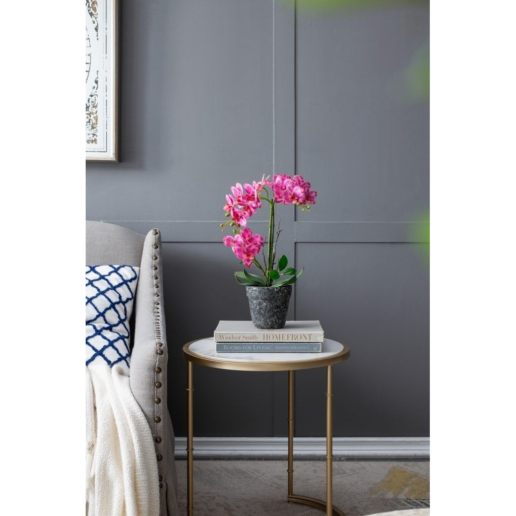 Декоративный искусственное растение Pink orchid