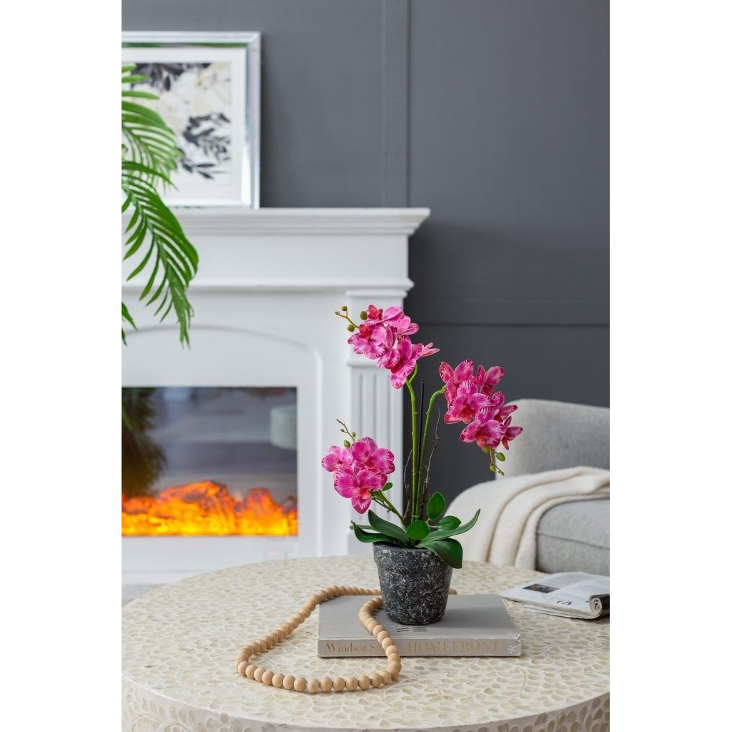 Декоративный искусственное растение Pink orchid