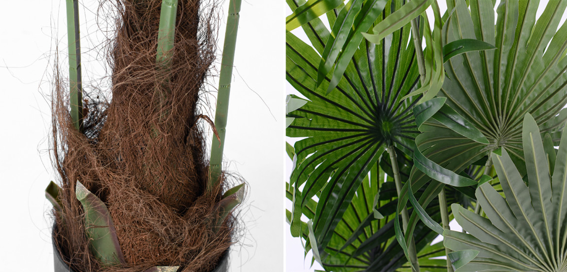 Декоративный искусственный цветок Livistona Plant 140