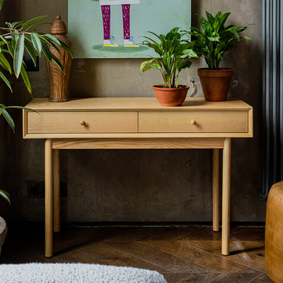 Деревянная консоль с 2-мя ящиками Marleen Wooden Console
