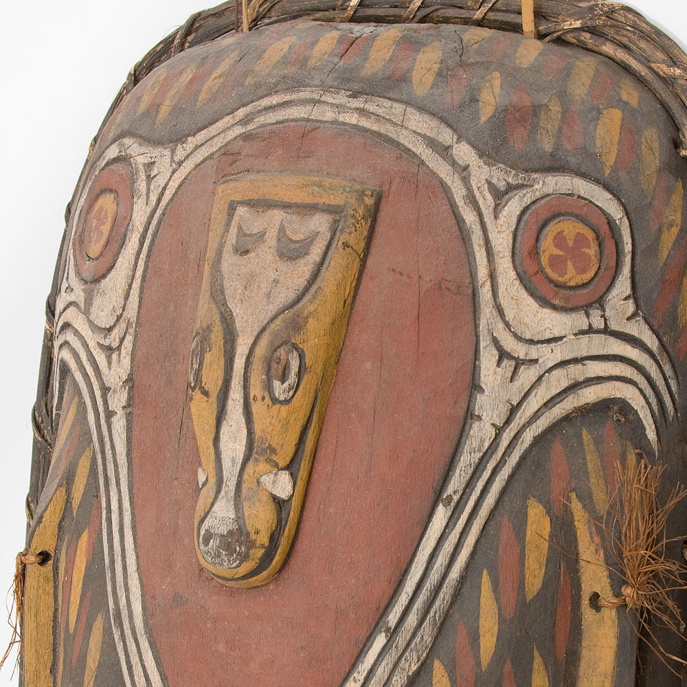 Деревянная расписная маска ручной работы Great Papuan Mask
