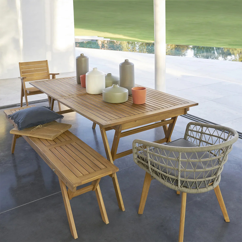 Деревянная скамья складная Jerome Wood Bench
