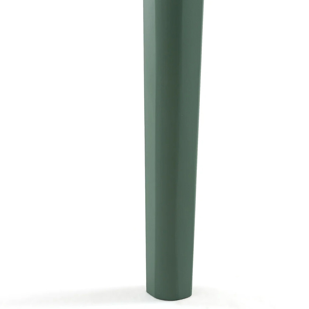 Деревянный обеденный стол Wavy Wooden Dining Table Green