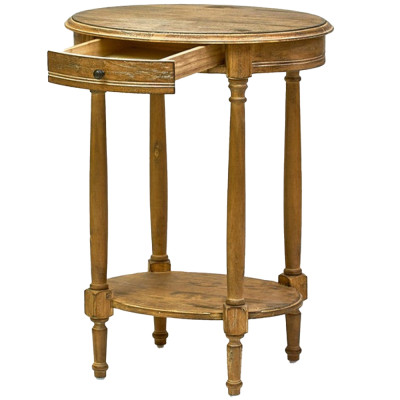 Деревянный овальный кофейный стол Margery Provence Coffee Table