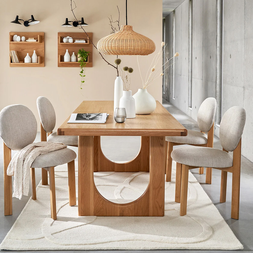 Деревянный стул из массива дуба Reed Oak Chair
