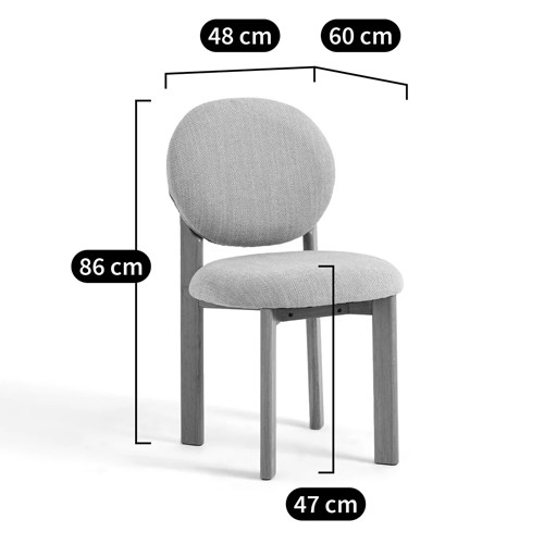 Деревянный стул из массива дуба Reed Oak Chair