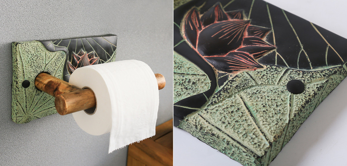 Держатель для бумаги Lotus Wood