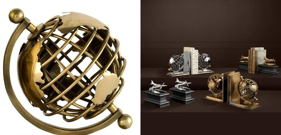 Держатель для книг Eichholtz Bookend Globe set of 2