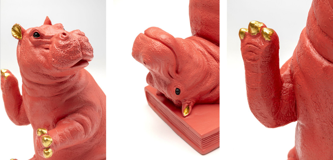 Держатель для книг Red Hippos