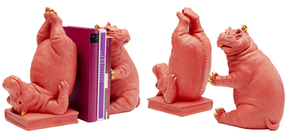 Держатель для книг Red Hippos