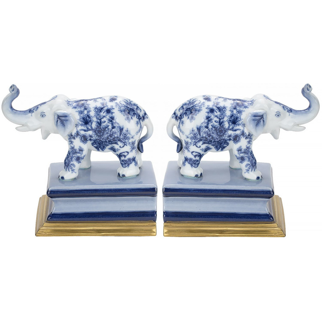 Держатель для книг Two elephants