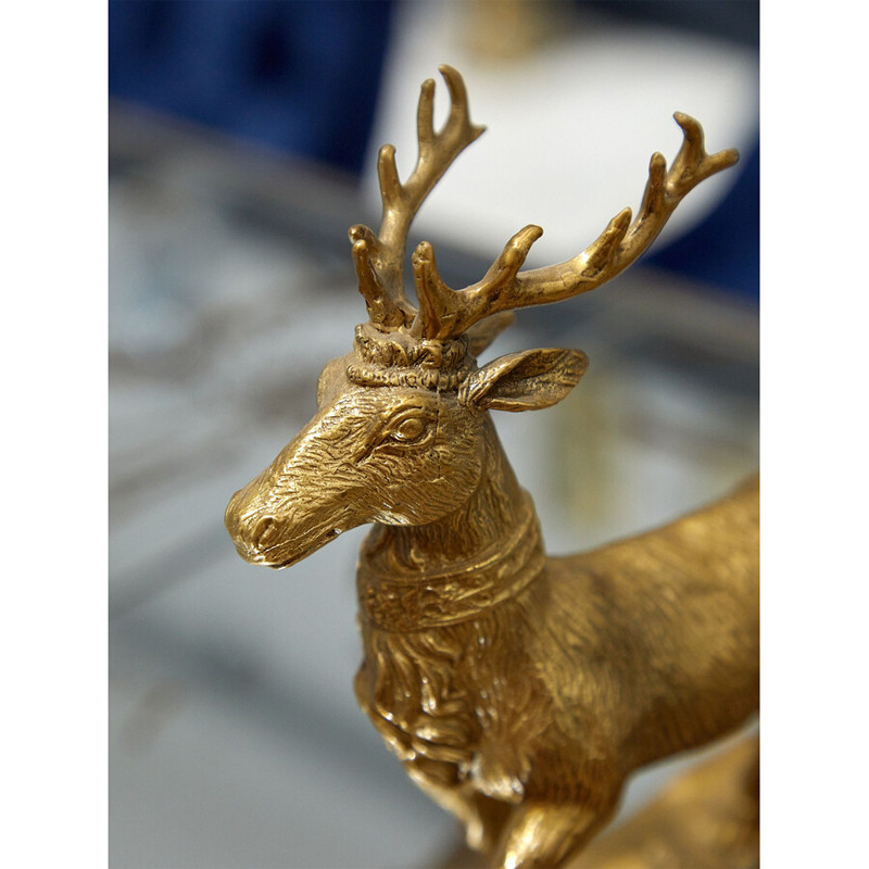 Держатель для книг в виде оленя из фарфора и бронзы Eden Garden porcelain and bronze