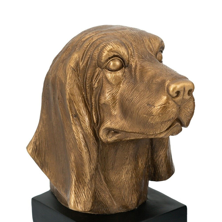 Держатель для книг с бронзовыми фигурками головы собаки Dog Elegance
