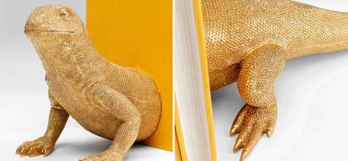 Держатель для книг фигурка Ящерица Lizard