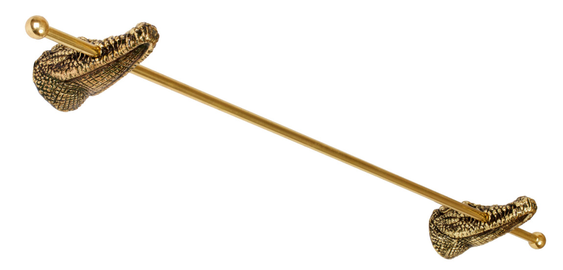 Держатель для полотенца Bronze Crocodiles