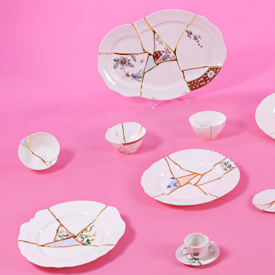 Десертная тарелка Seletti Kintsugi