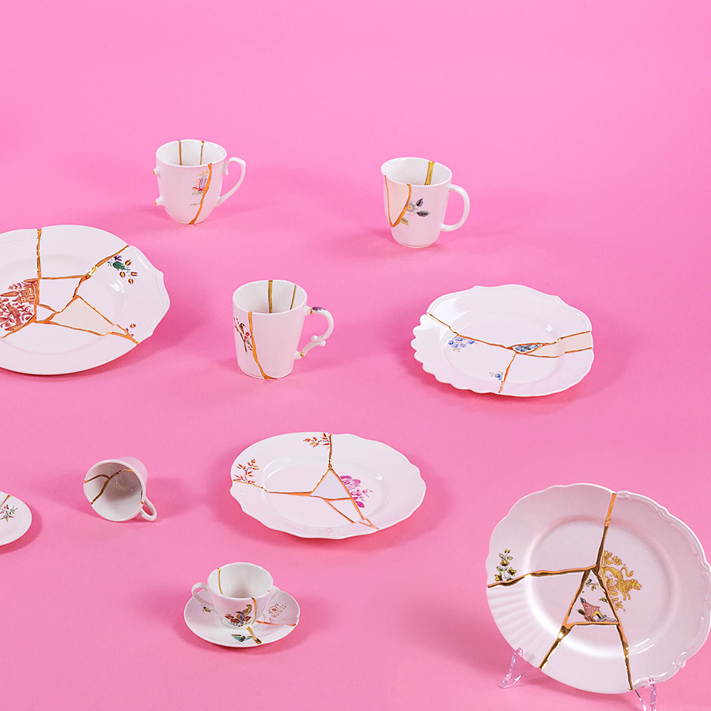 Десертная тарелка Seletti Kintsugi