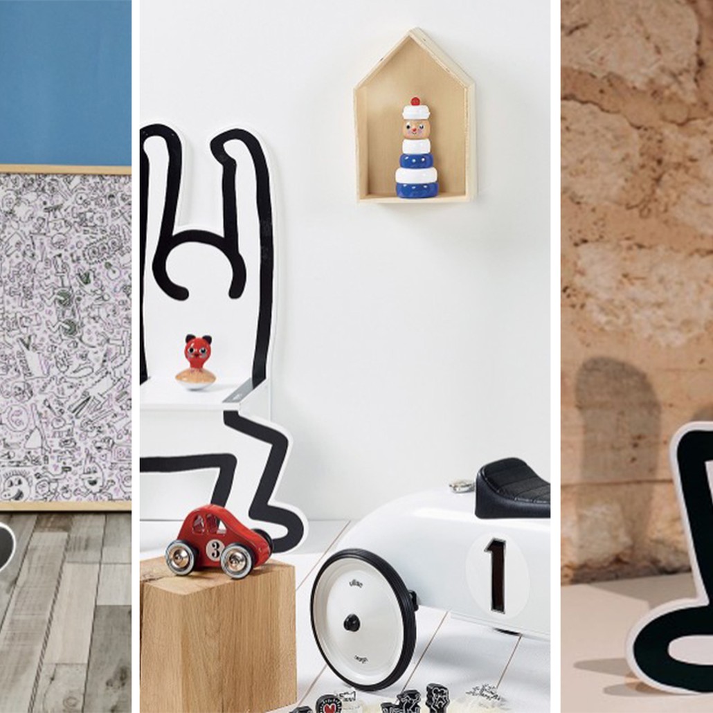 Детский стул Chaise Keith Haring Dancer Vilac Белый