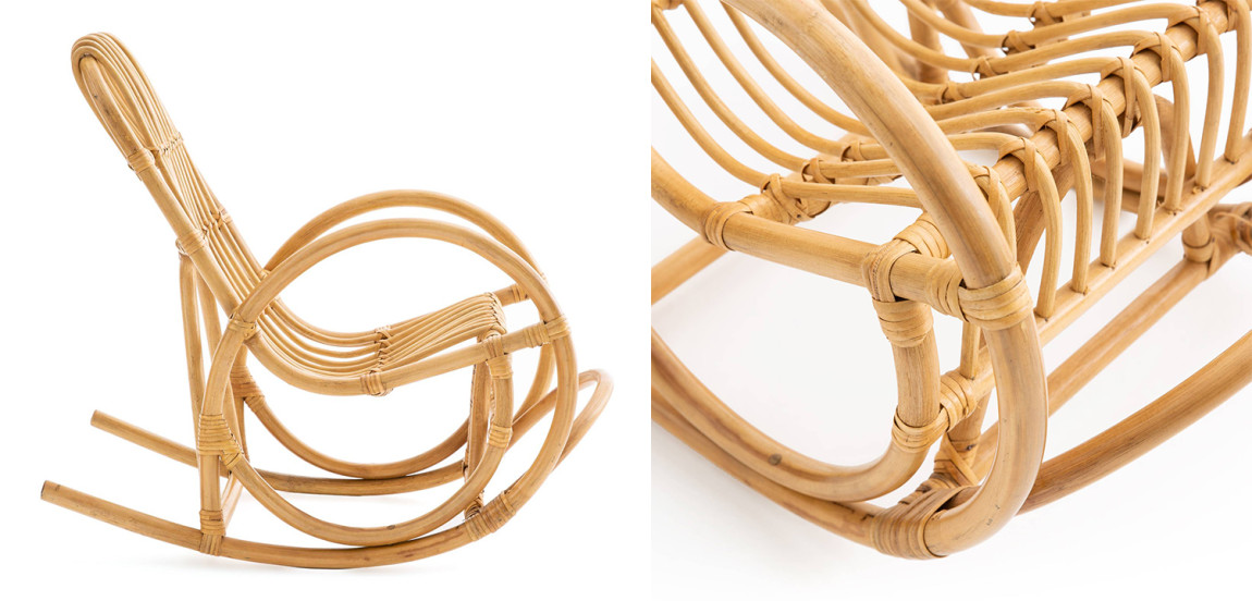 Детское кресло-качалка Wicker Baby Rocking Chair