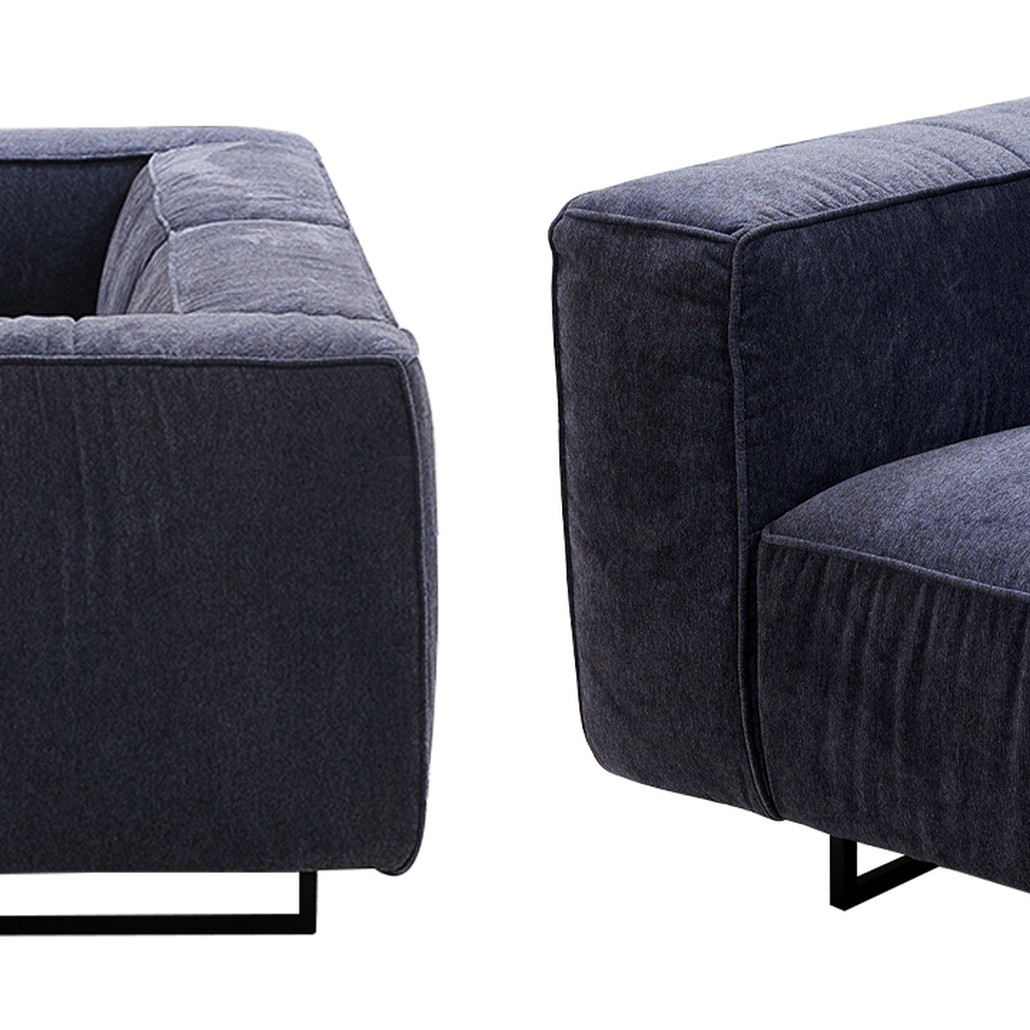 Диван Bastien Soft Dark Blue Sofa