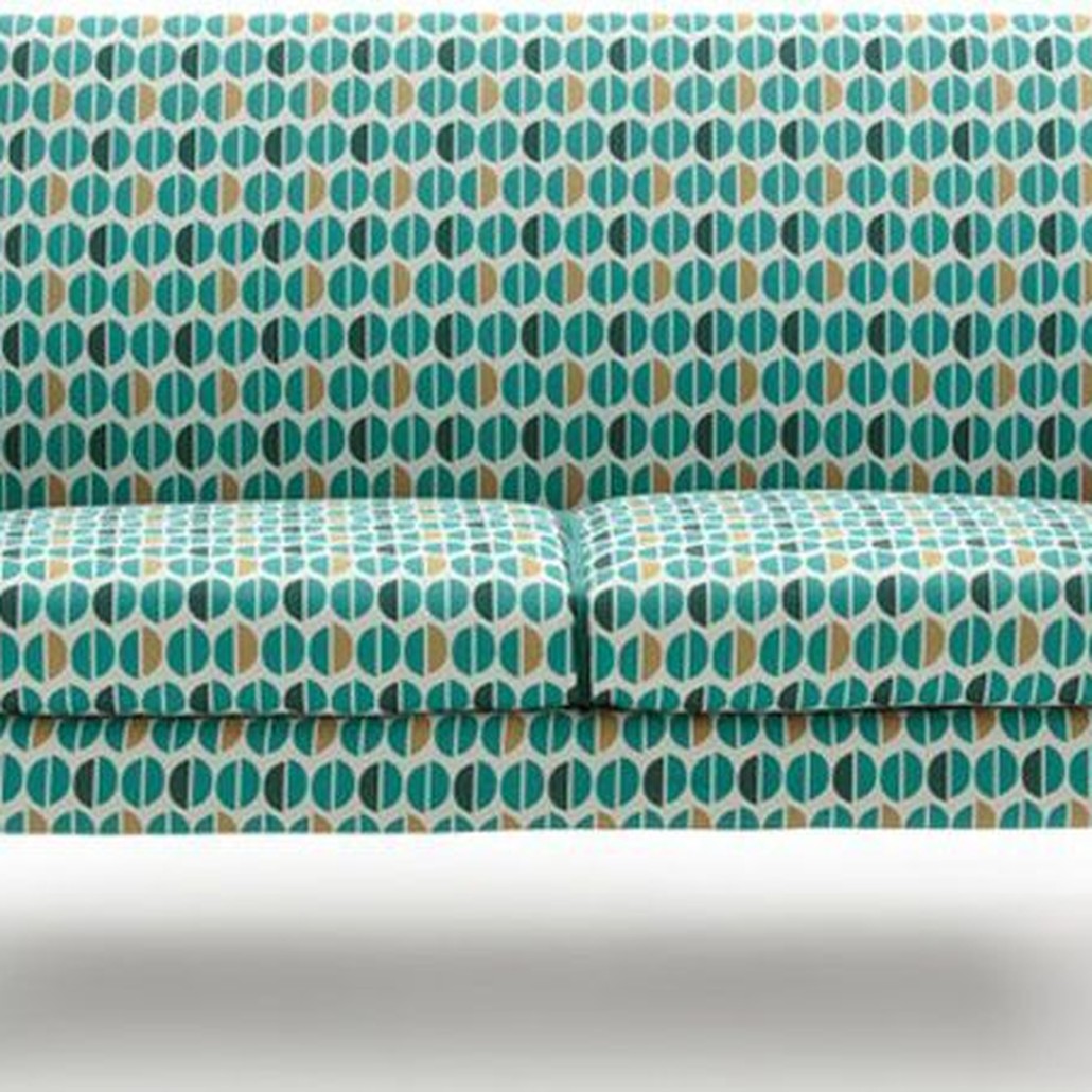Диван Classic Furniture синий белый желтый