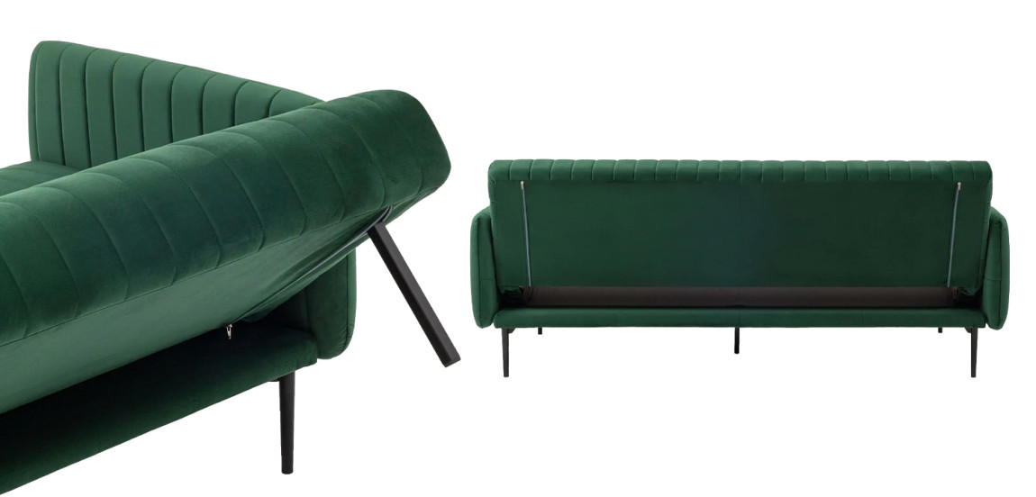 Диван Dilis изумрудный велюр