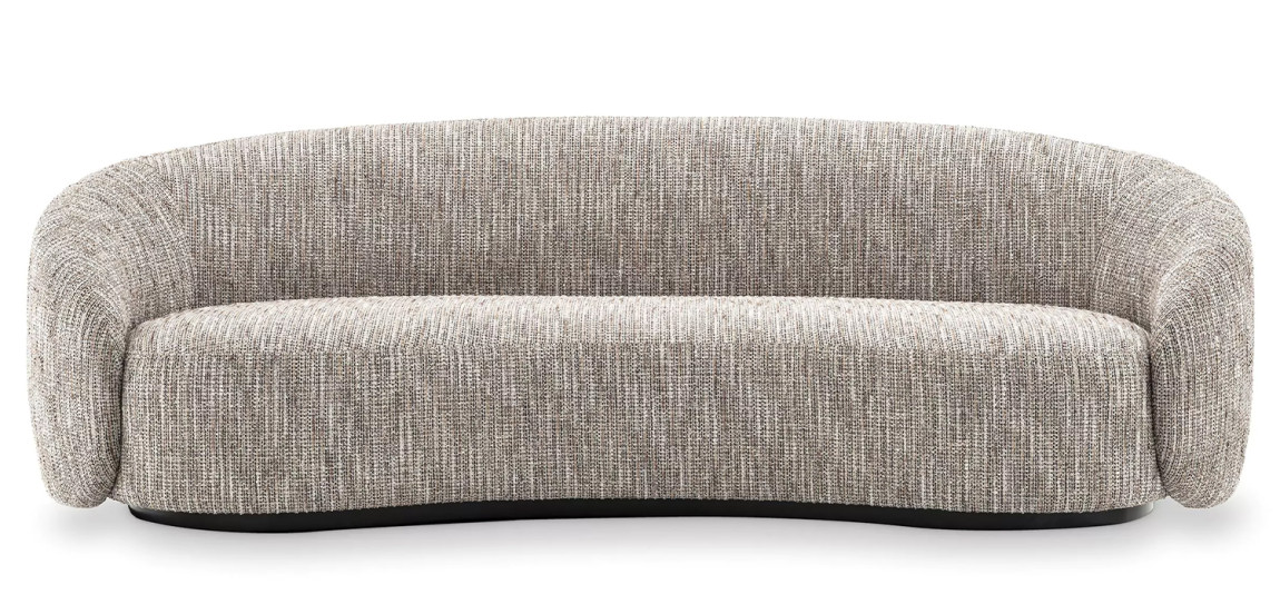 Диван Eichholtz Sofa Amore Бежево-серый Черный