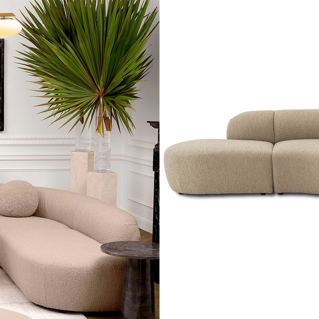 Диван Eichholtz Sofa Bjorn Boucle Sand