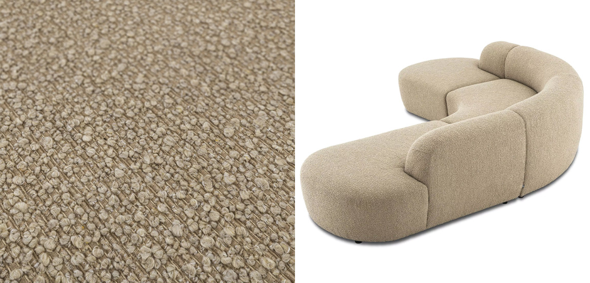 Диван Eichholtz Sofa Bjorn Boucle Sand