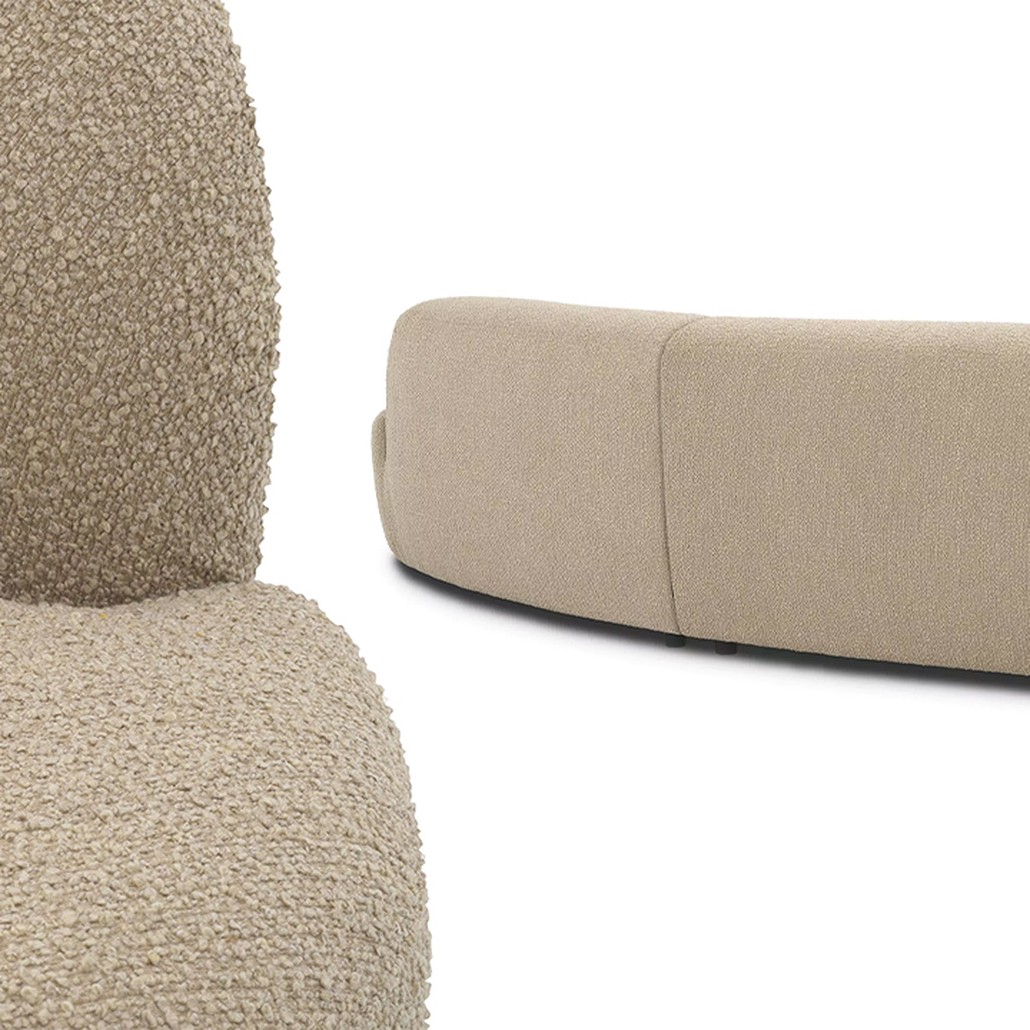 Диван Eichholtz Sofa Bjorn S Boucle sand