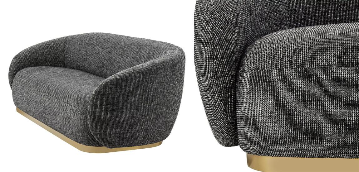 Диван Eichholtz Sofa Brice Rocat Black