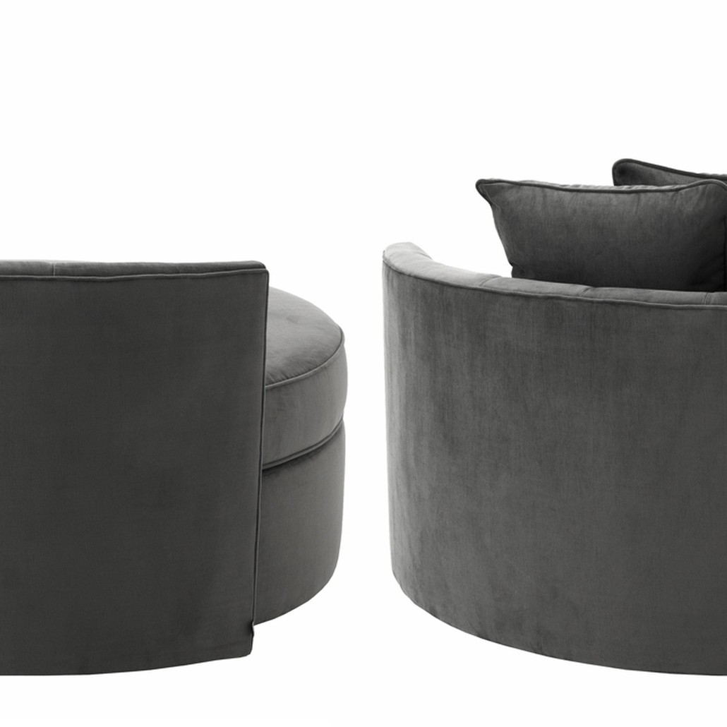 Диван Eichholtz Sofa Carlita Granite grey