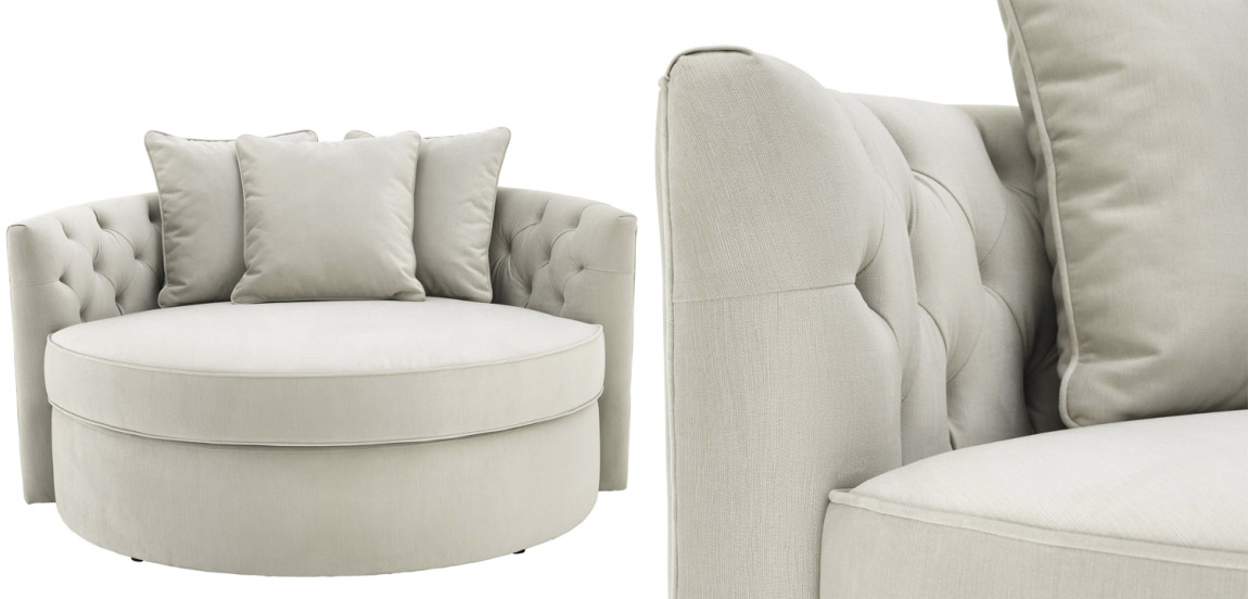 Диван Eichholtz Sofa Carlita Pebble grey