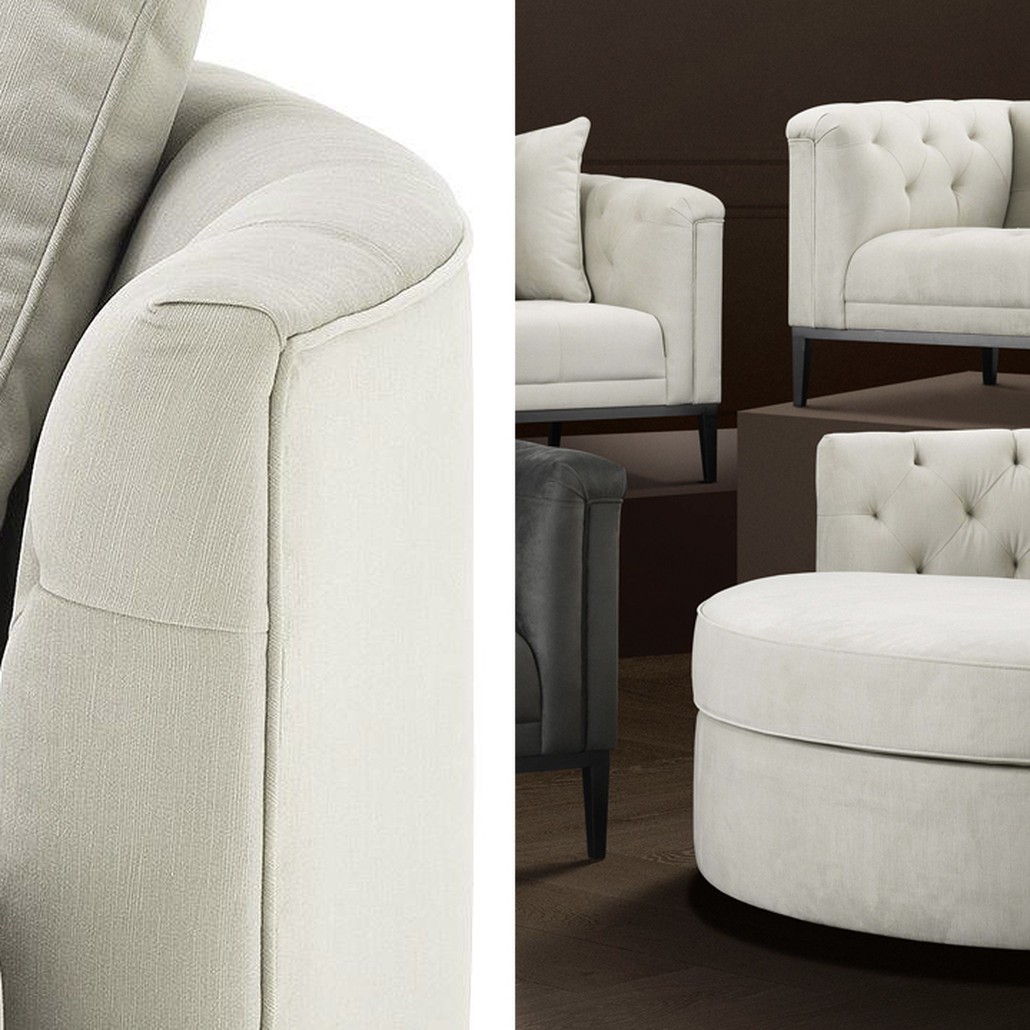 Диван Eichholtz Sofa Carlita Pebble grey