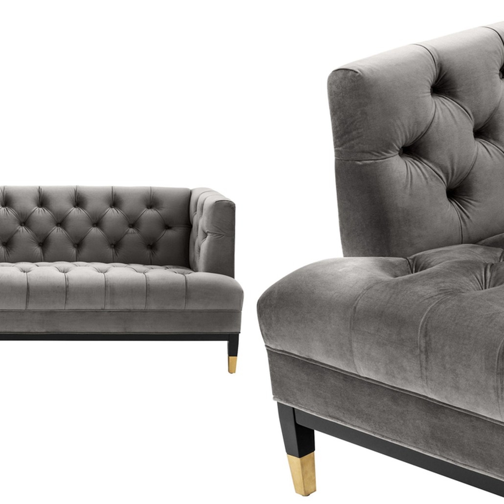 Диван Eichholtz Sofa Castelle grey