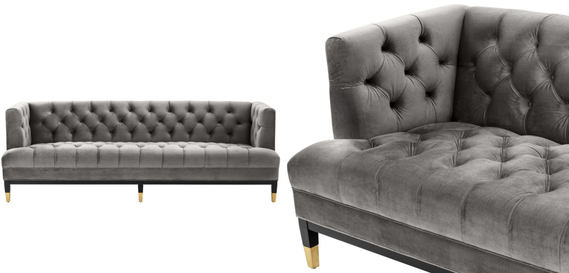 Диван Eichholtz Sofa Castelle grey